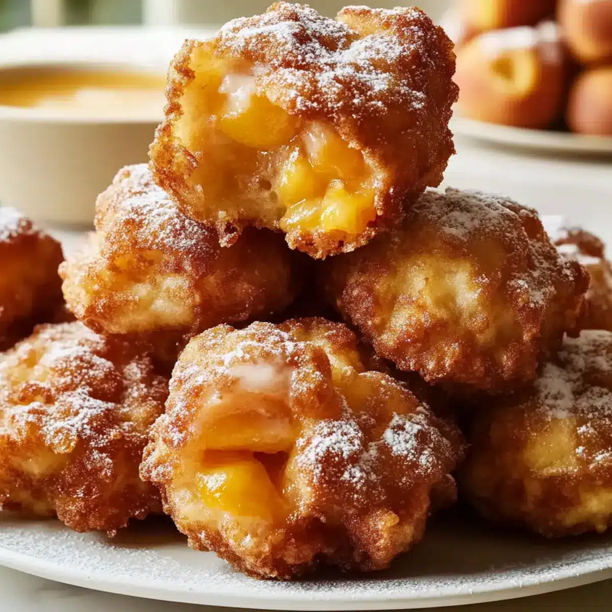 Southern Peach Fritters