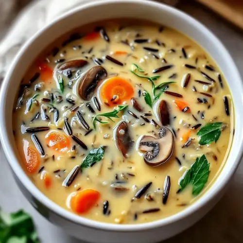 Cozy Autumn Wild Rice Soup