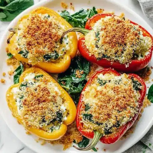 Tuscan Ricotta Stuffed Peppers