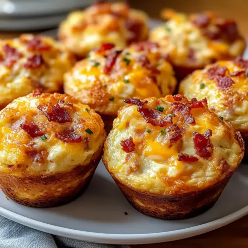 Cheesy Bacon Egg Breakfast Muffins