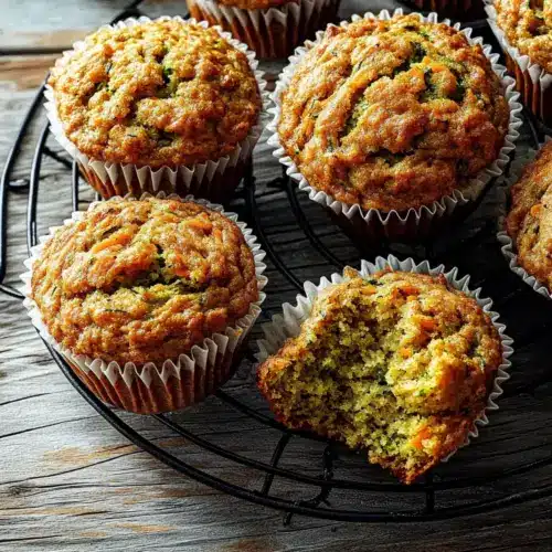 Whole Wheat Carrot Zucchini Muffins