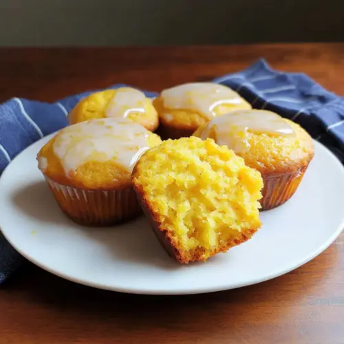 Lemon Yellow Squash Muffins