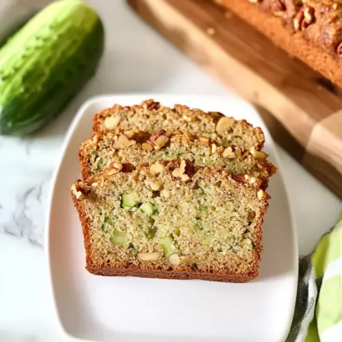 Cucumber Quick Bread Recipe