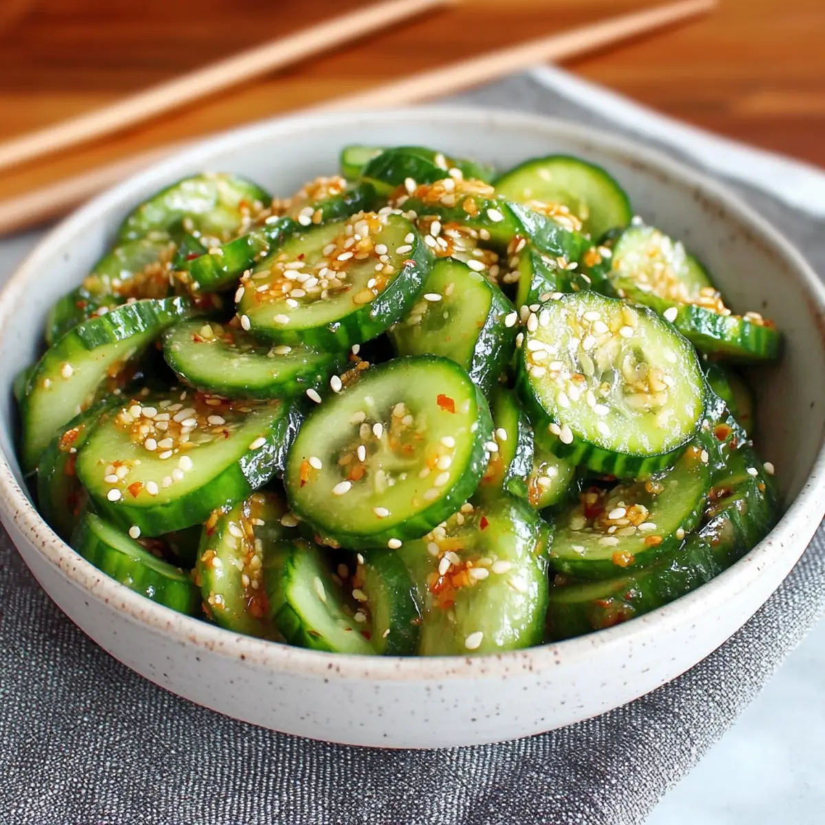 Viral Asian Cucumber Salad TikTok
