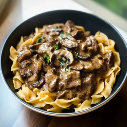 Beef Stroganoff With Stew Meat