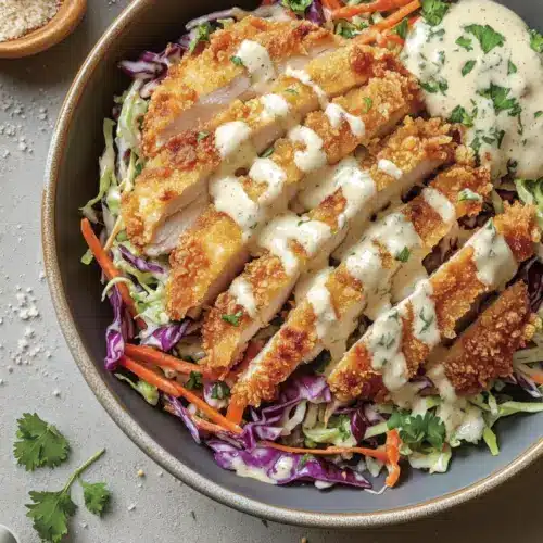 Parmesan Ranch Chicken Slaw Bowl
