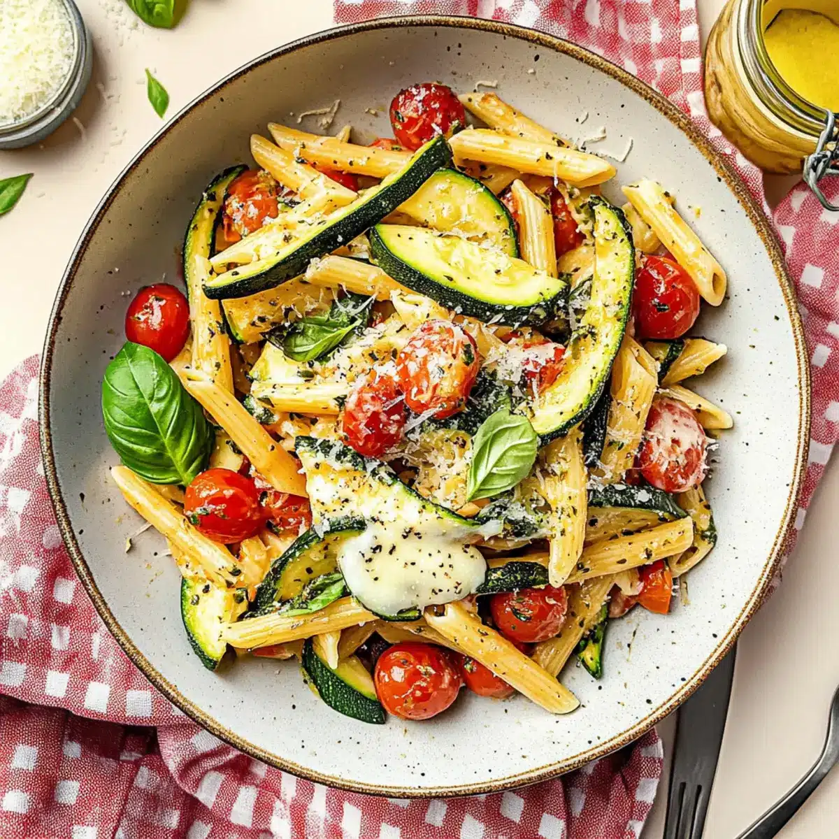 Tomato Zucchini Pasta