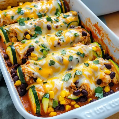 Zucchini Enchilada Roll Ups