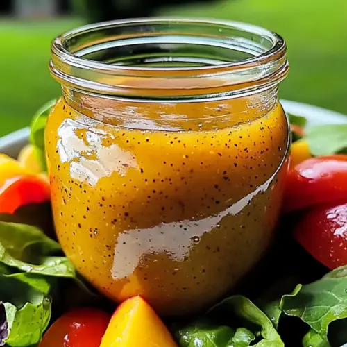 Peach Honey Dijon Balsamic Vinaigrette