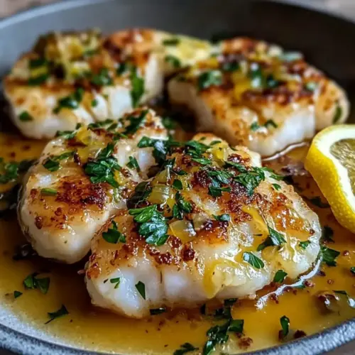 Baked Lemon Garlic Cod