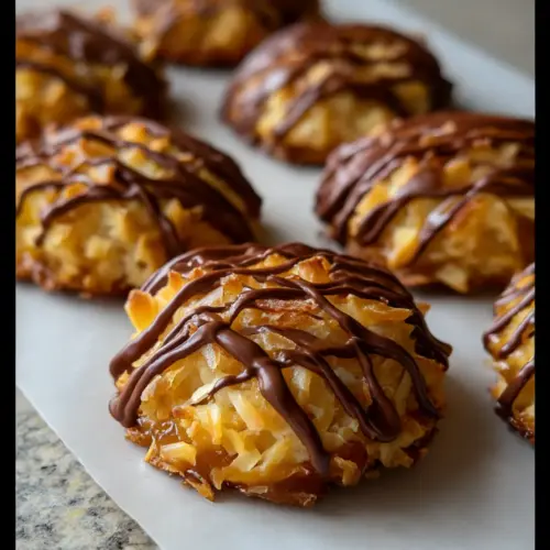 No-Bake Samoa Cookies