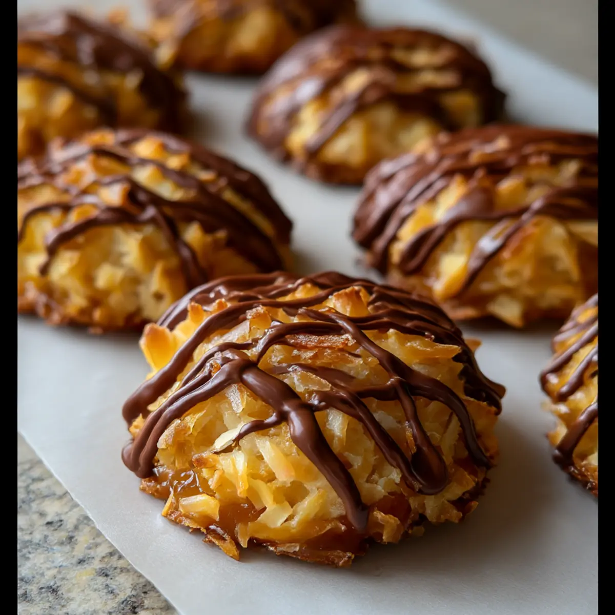 No-Bake Samoa Cookies