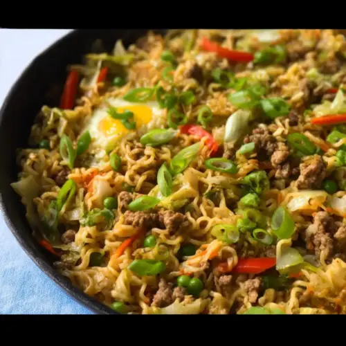 Egg Roll Ramen Skillet
