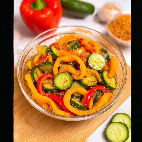 Cucumber and Sweet Pepper Salad