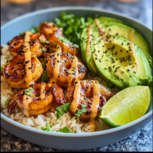 Teriyaki Shrimp Rice Bowls