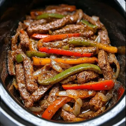 Slow Cooker Steak Fajitas