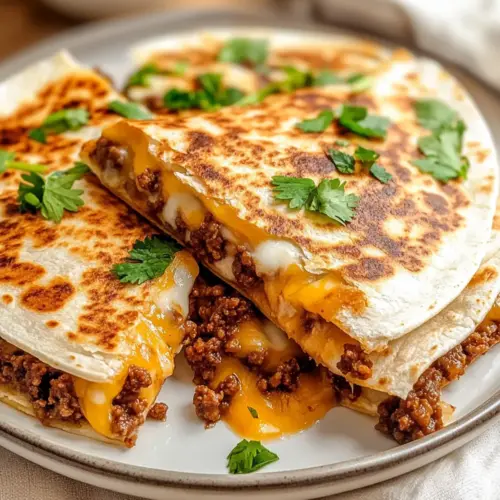Ground Beef Quesadillas