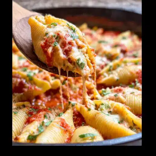 Sausage stuffed shells