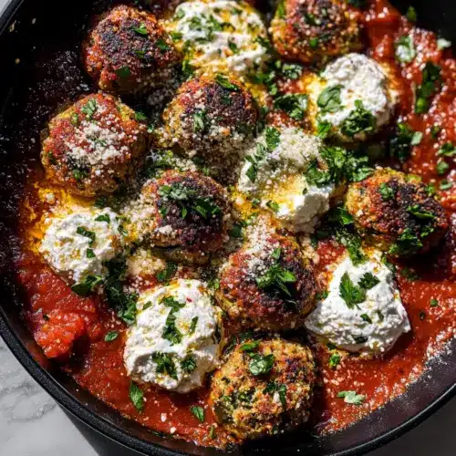 Eggplant Parmesan Meatballs
