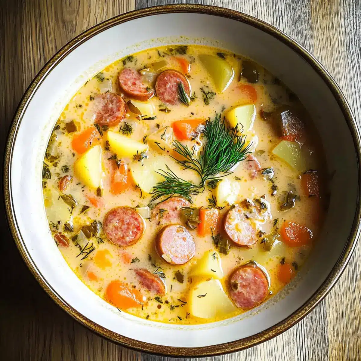 Kielbasa Potato Soup